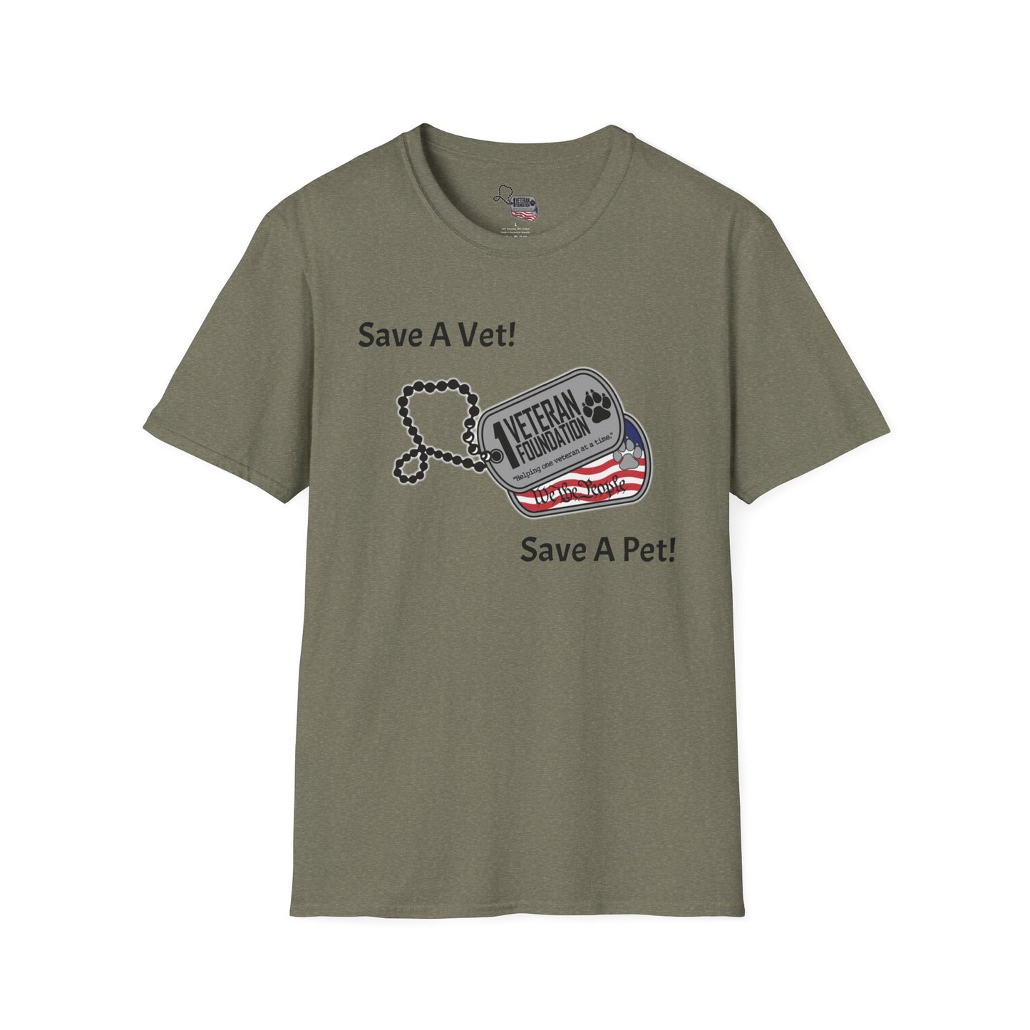 1 Veteran Foundation Unisex Softstyle T-Shirt