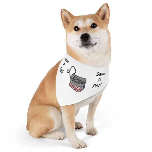 1 Veteran Foundation Pet Bandana Collar