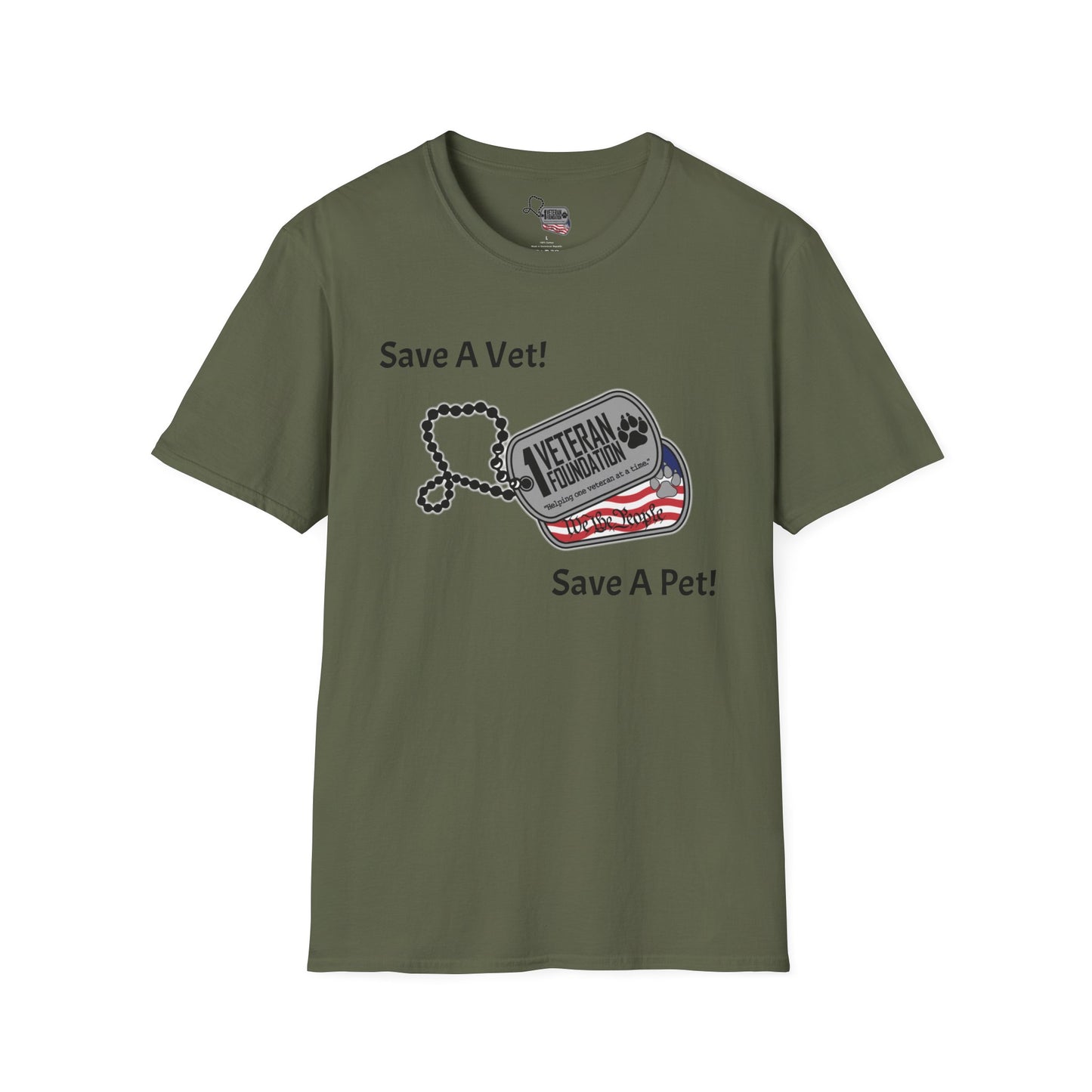 1 Veteran Foundation Unisex Softstyle T-Shirt