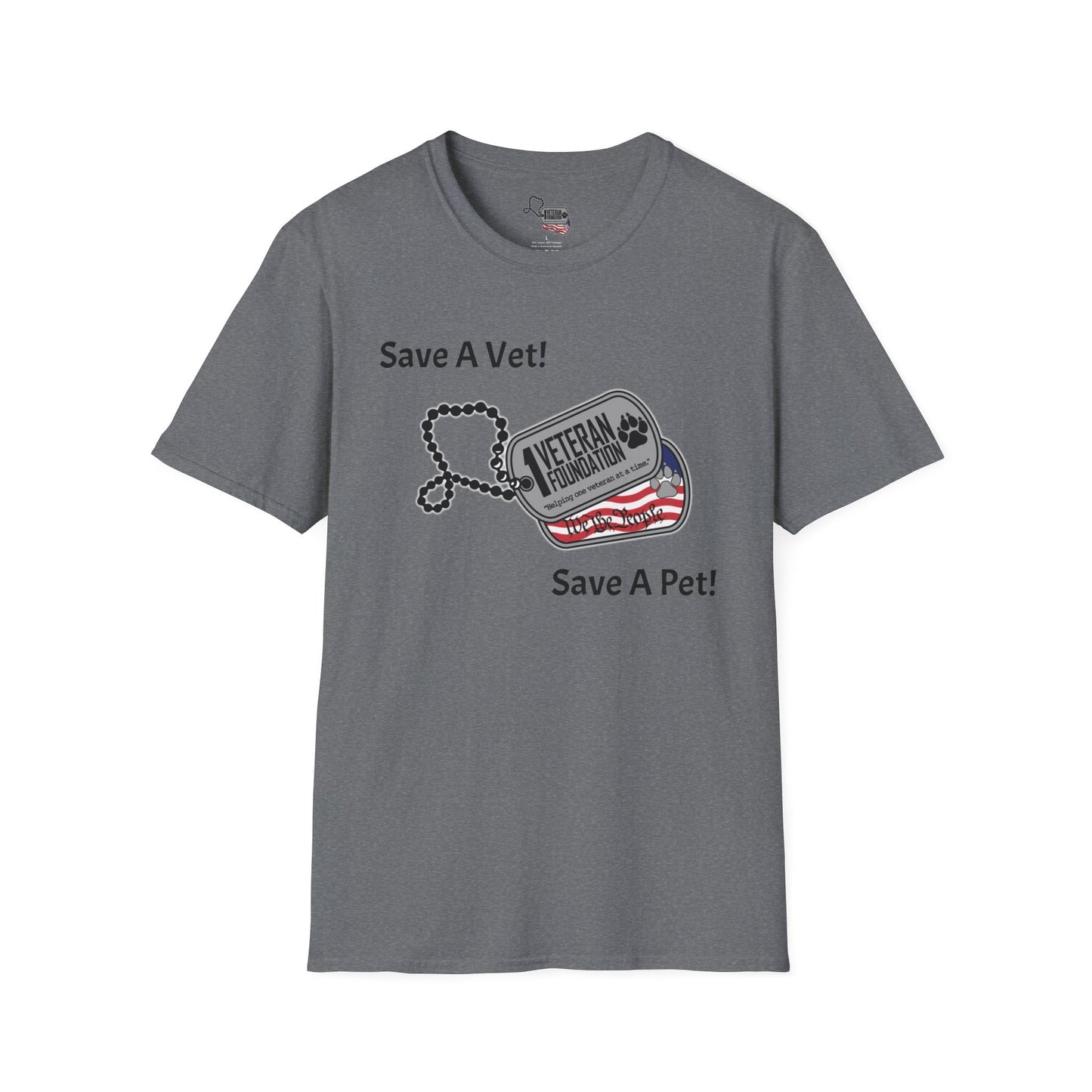 1 Veteran Foundation Unisex Softstyle T-Shirt