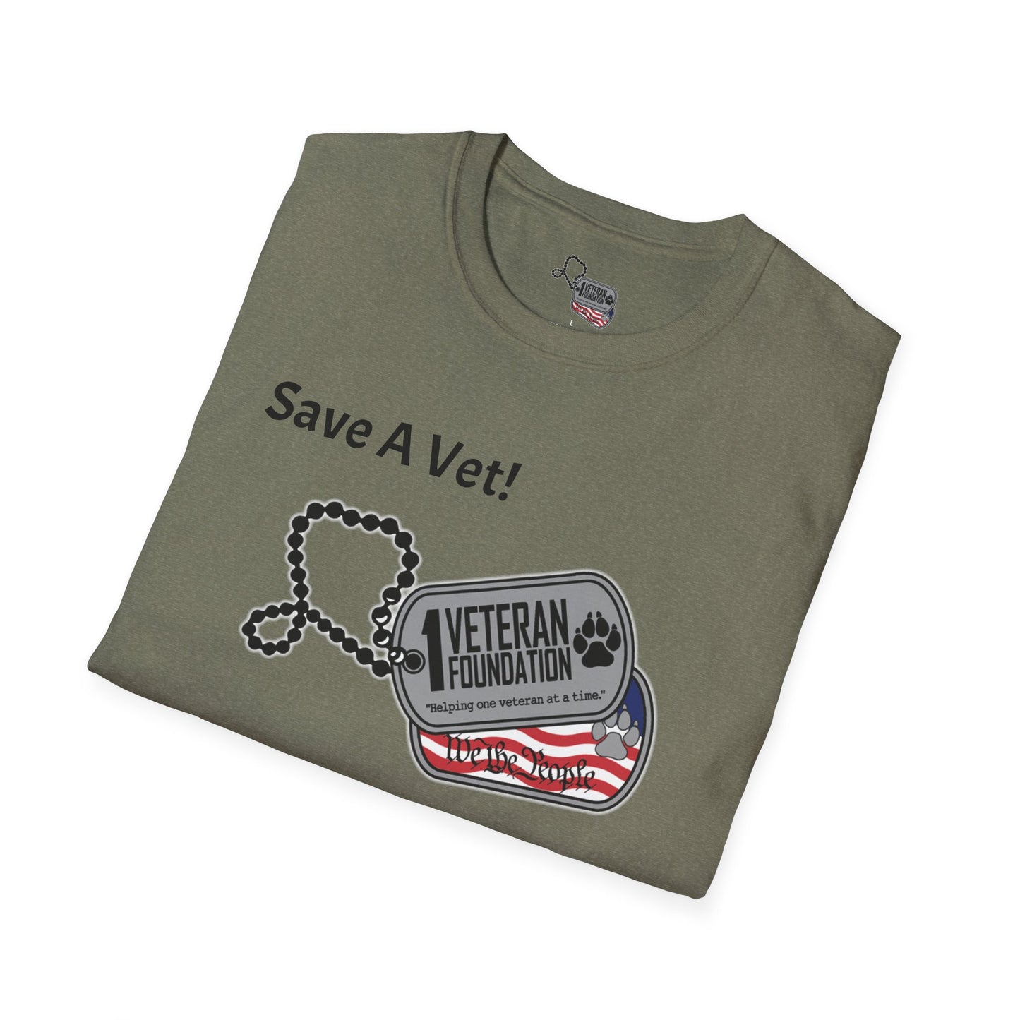 1 Veteran Foundation Unisex Softstyle T-Shirt